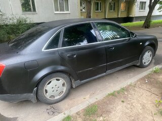 2002 Audi A4 II (B6), чёрный, 370000 рублей, вид 2