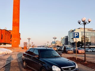 2012 Lada (ВАЗ) Priora I, чёрный, 350000 рублей, вид 4