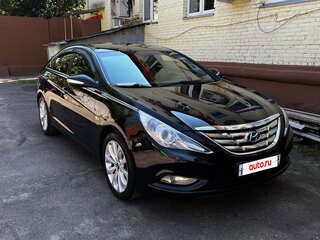 2011 Hyundai Sonata VI (YF), чёрный, 1300000 рублей, вид 2