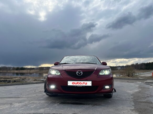 2005 Mazda 3 I (BK), красный, 460000 рублей - вид 3