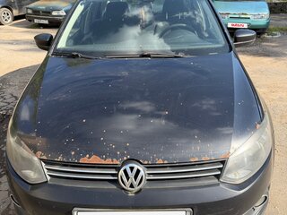 2010 Volkswagen Polo V, чёрный, 510000 рублей, вид 4