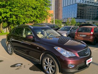 2011 Infiniti EX25 I (J50), пурпурный, 1500000 рублей, вид 3