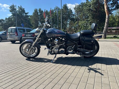 2007 Yamaha XV 1700 Warrior, синий, 1050000 рублей, вид 3