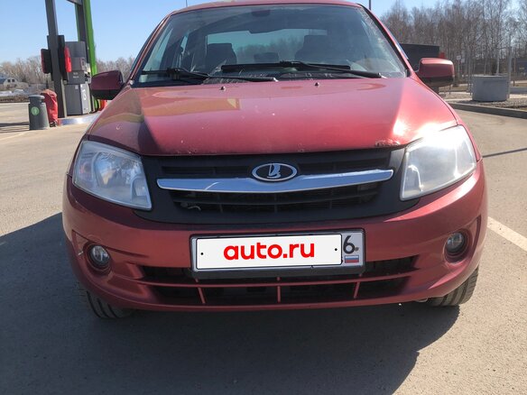 2013 Lada (ВАЗ) Granta I, серебристый, 380000 рублей - вид 1