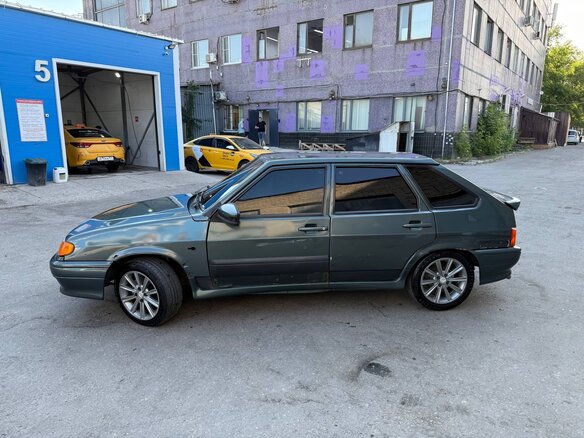 2007 Lada (ВАЗ) 2114, зелёный - вид 2
