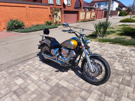 1999 Yamaha XVS1100, золотистый, 620000 рублей, вид 2