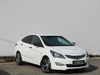 2014 Hyundai Solaris I, белый, 799000 рублей, вид 3