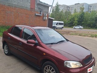1998 Opel Astra G, пурпурный, 350000 рублей, вид 1