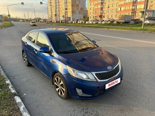 2011 Kia Rio 4-speed III, синий, 950000 рублей, вид 4