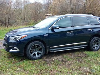 2017 Infiniti QX60 I Рестайлинг, синий, 2850000 рублей, вид 5