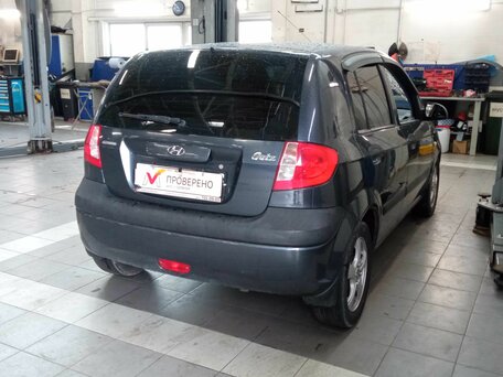 2008 Hyundai Getz I Рестайлинг, серый, 420000 рублей, вид 3