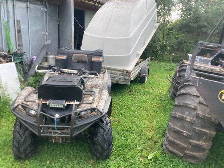 2008 Yamaha Grizzly 700, зелёный, 550000 рублей, вид 1