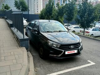 2017 Lada (ВАЗ) Vesta I, чёрный, 670000 рублей, вид 2