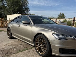 2015 Audi A6 IV (C7) Рестайлинг, бежевый, 1850000 рублей, вид 1