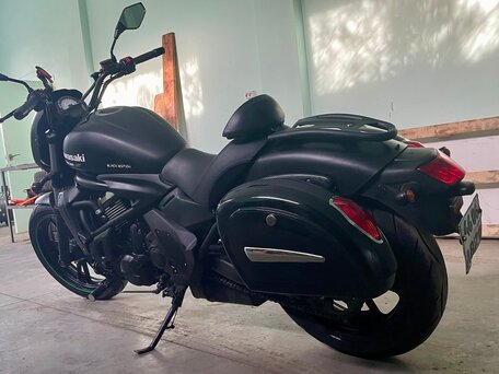 2017 Kawasaki EN650 Vulcan S, чёрный, 480000 рублей, вид 4