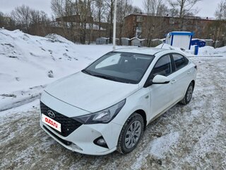 2021 Hyundai Solaris II Рестайлинг, белый, 1499000 рублей, вид 1