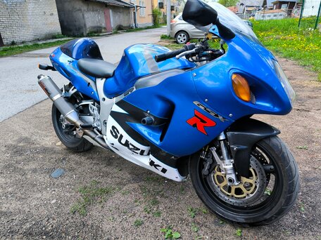 2000 Suzuki GSX 1300 R Hayabusa, синий, 555000 рублей, вид 3