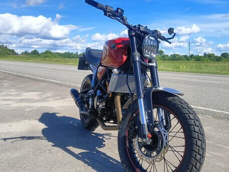 2024 Fuego Scrambler 3.0, красный, 220000 рублей, вид 1