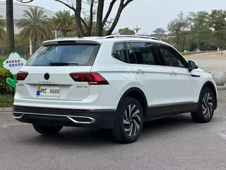 2021 Volkswagen Tiguan L II Рестайлинг (China Market), белый, 1880000 рублей, вид 4