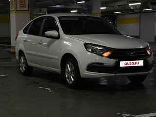 2021 Lada (ВАЗ) Granta I Рестайлинг, белый, 830000 рублей, вид 3