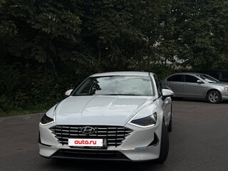 2021 Hyundai Sonata VIII (DN8), белый, 2400000 рублей, вид 3