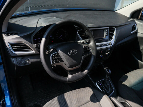 2017 Hyundai Solaris II, синий - вид 10