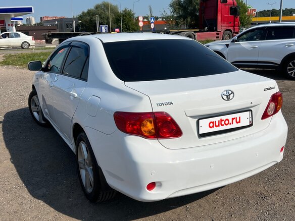 2008 Toyota Corolla AMT X (E140, E150), белый - вид 7