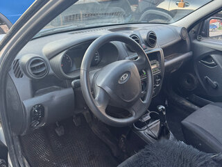 2014 Lada (ВАЗ) Granta I, серебристый, 380000 рублей, вид 3