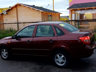 2013 Lada (ВАЗ) Granta I, красный, 450000 рублей, вид 5