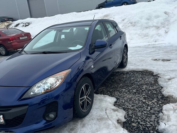 2011 Mazda 3 II (BL), синий, 830000 рублей