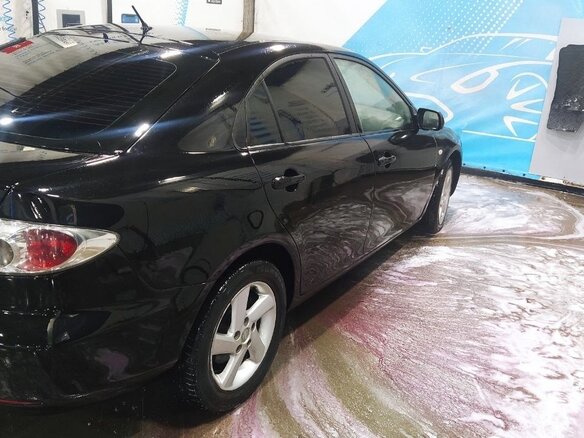 2003 Mazda 6 I (GG), чёрный, 420000 рублей - вид 5