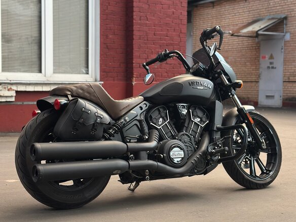 2023 Indian Scout, чёрный, 1390000 рублей - вид 7