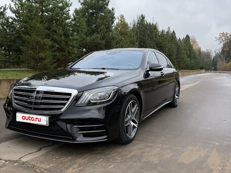 2020 Mercedes-Benz S-Класс 450 Long VI (W222, C217) Рестайлинг, чёрный, 7950000 рублей, вид 2