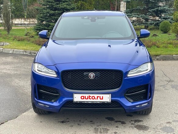 2020 Jaguar F-Pace I, синий, 3840000 рублей - вид 1