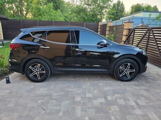 2017 Hyundai Santa Fe III Рестайлинг, чёрный, 2450000 рублей, вид 3