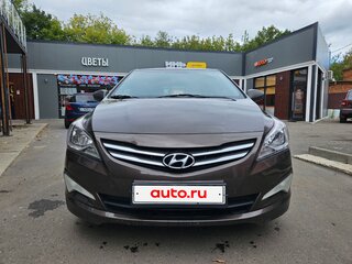 2016 Hyundai Solaris I Рестайлинг, коричневый, 753000 рублей, вид 1
