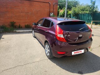 2012 Hyundai Solaris I, фиолетовый, 500000 рублей, вид 4