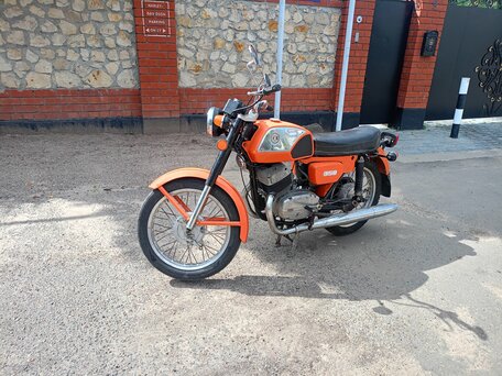 1978 CZ 350, оранжевый, 320000 рублей, вид 3