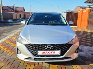 2020 Hyundai Solaris II Рестайлинг, серый, 1575000 рублей, вид 2