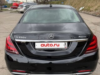 2019 Mercedes-Benz S-Класс 350 d Long VI (W222, C217) Рестайлинг, чёрный, 4953892 рублей, вид 4