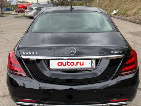 2019 Mercedes-Benz S-Класс 350 d Long VI (W222, C217) Рестайлинг, чёрный, 5150000 рублей, вид 4