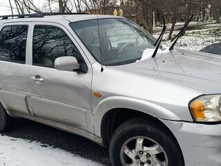 2005 Mazda Tribute I Рестайлинг, серебристый, 320000 рублей, вид 2