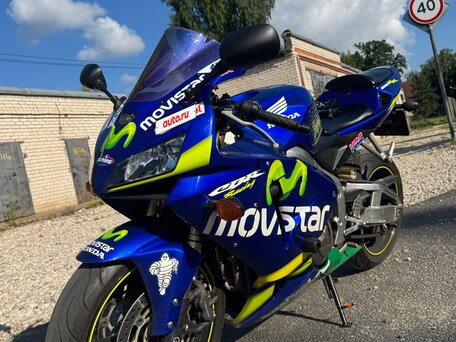 2006 Honda CBR 600RR, синий, 640000 рублей, вид 4