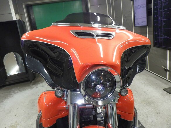 2011 Harley-Davidson Electra Glide, оранжевый, 1199000 рублей - вид 9