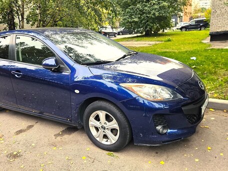 2012 Mazda 3 II (BL) Рестайлинг, синий, 850000 рублей, вид 1