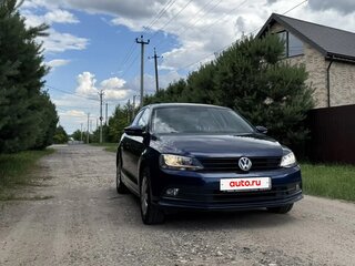 2016 Volkswagen Jetta VI Рестайлинг, синий, 1540000 рублей, вид 4