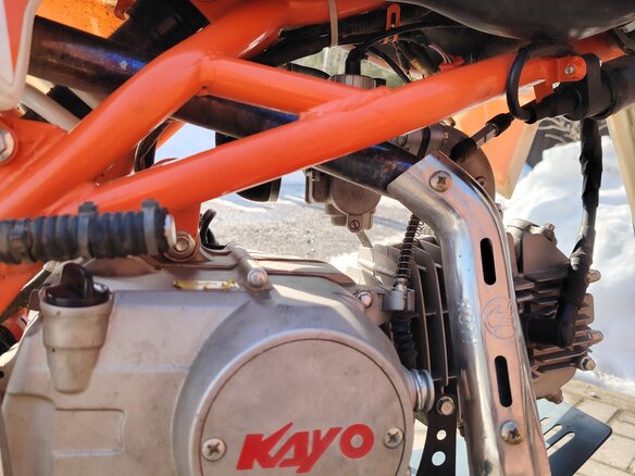 2021 Kayo Basic YX125, оранжевый, 60000 рублей - вид 12