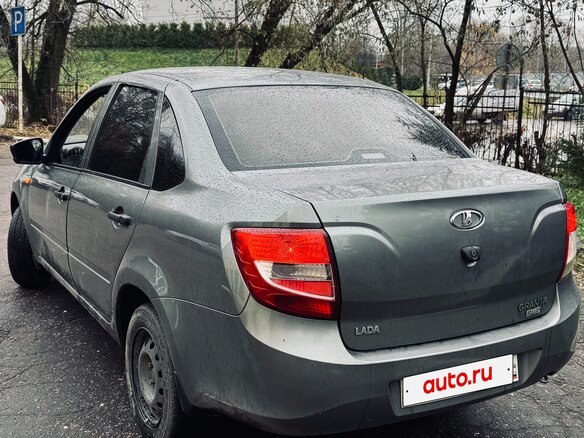 2012 Lada (ВАЗ) Granta I, серый, 210000 рублей - вид 5