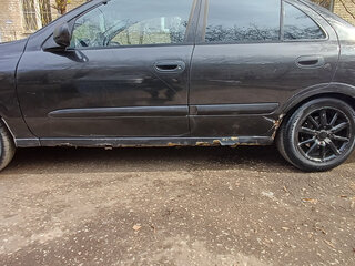 2004 Nissan Almera II (N16) Рестайлинг, чёрный, 175000 рублей, вид 4