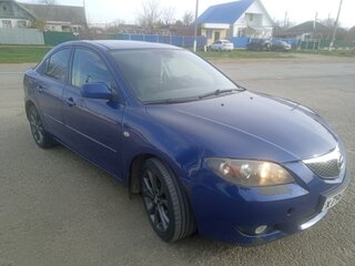 2008 Mazda 3 5-speed I (BK) Рестайлинг, синий, 600000 рублей, вид 3